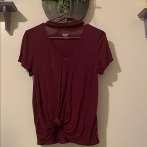 Short Sleeve Choker T